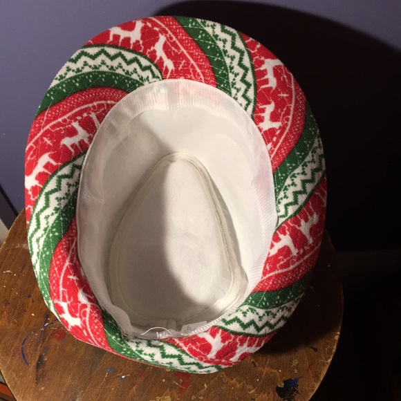 Oriental Trading Company holiday hat Short brim Trilby cap Large - Picture 6 of 9